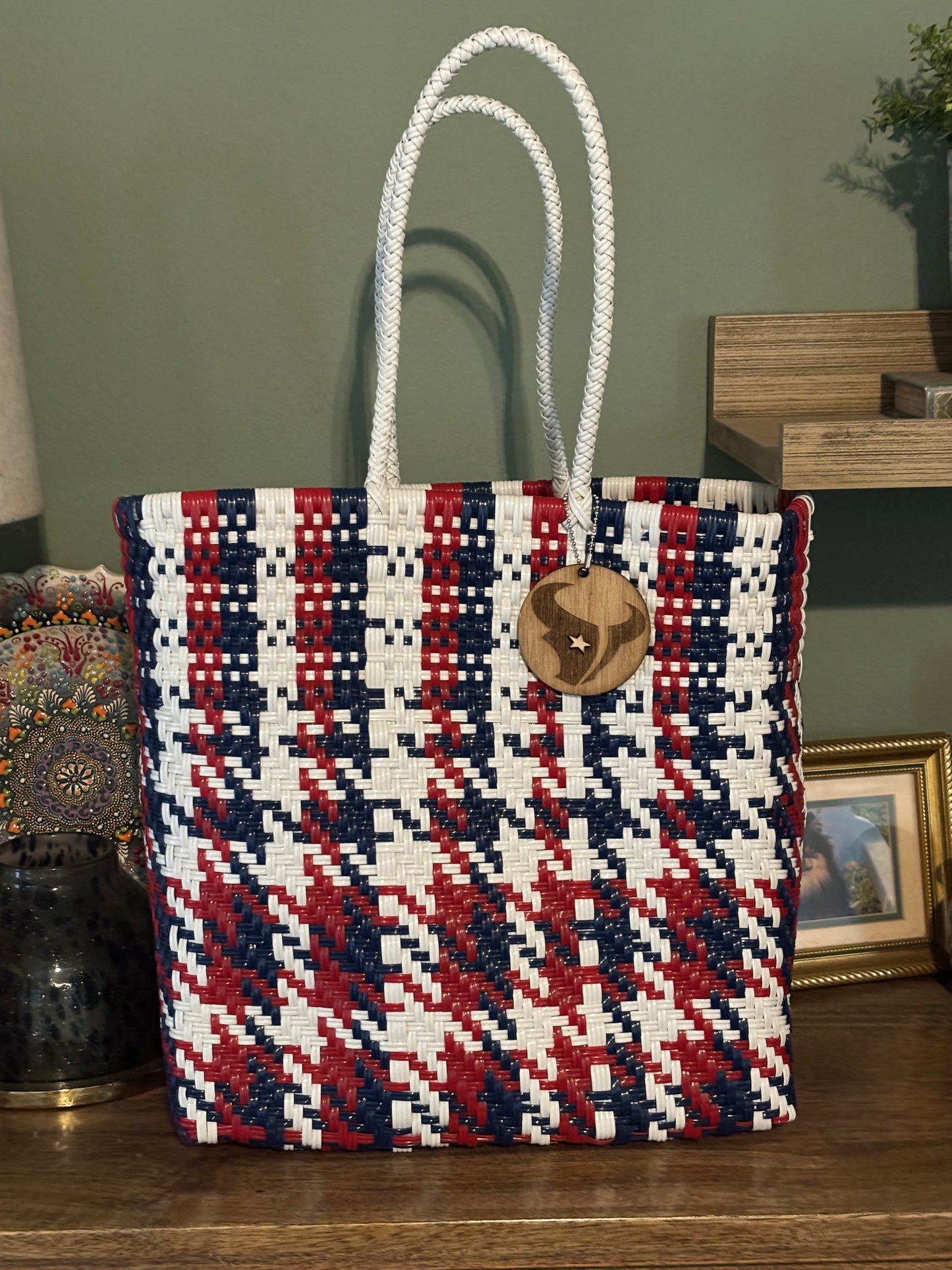 Woven Plastic tote