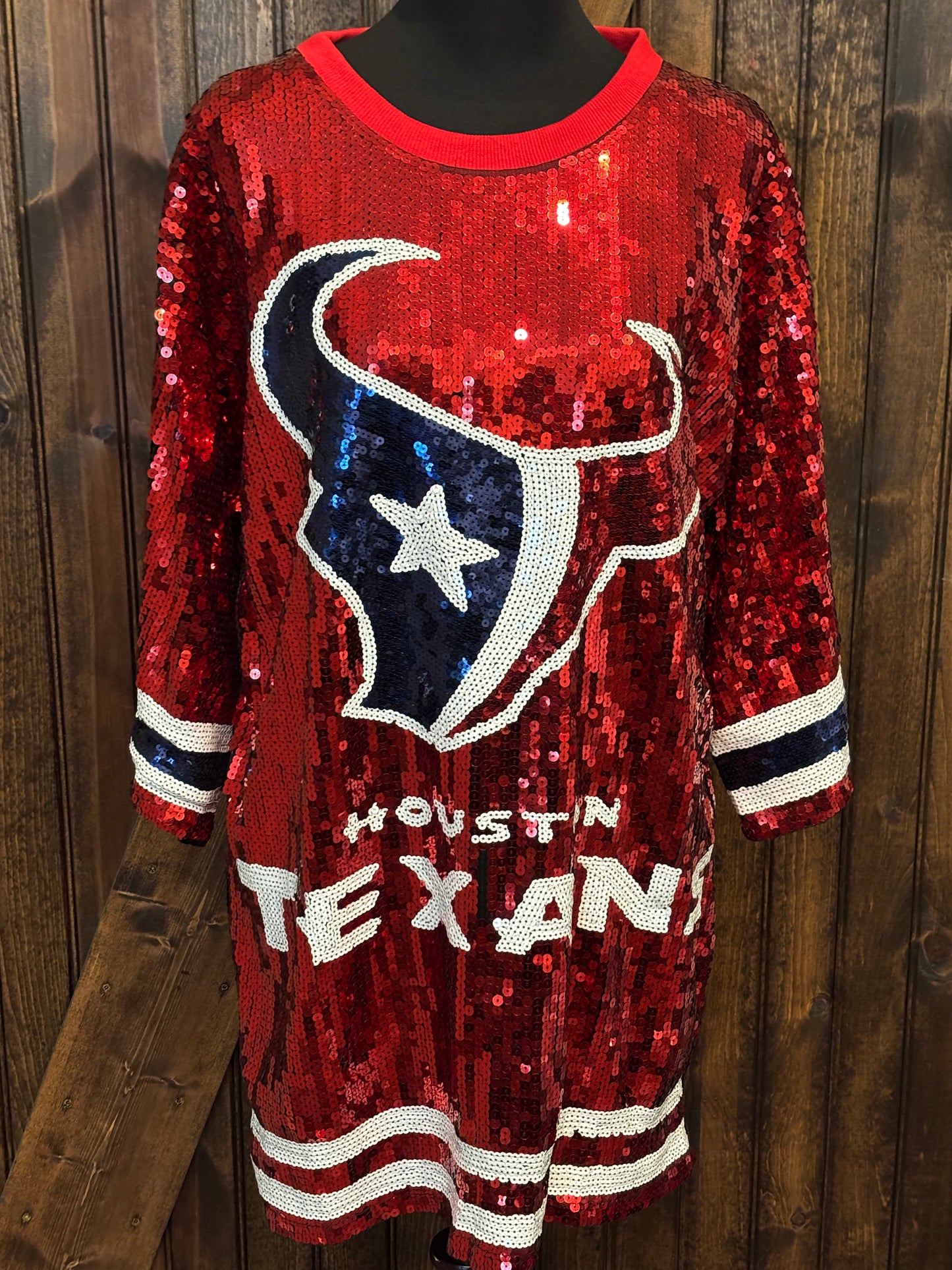 Texans Sequin Jerseys - Tunic/Dress