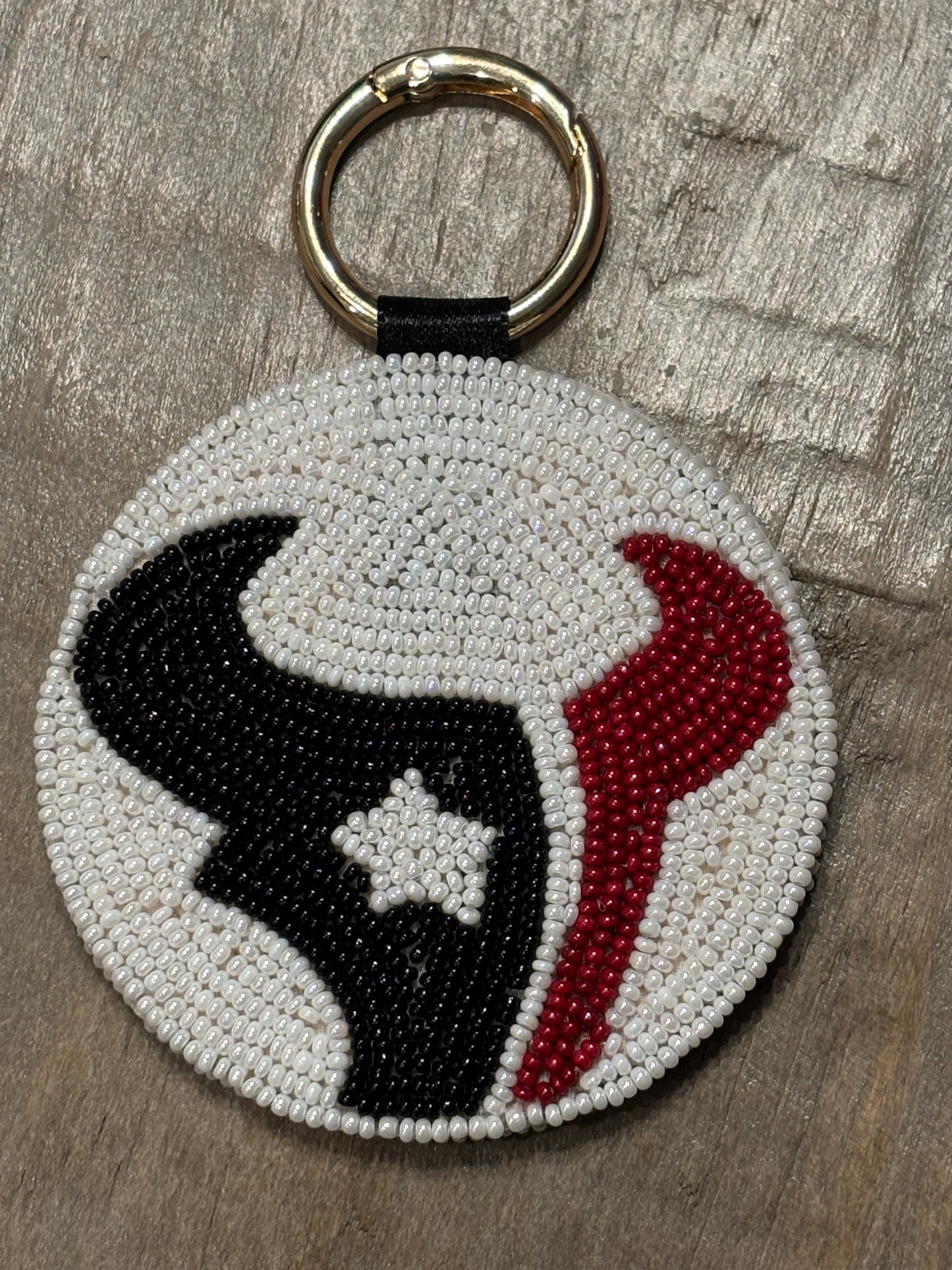 Sport Teams Beaded Key Rings