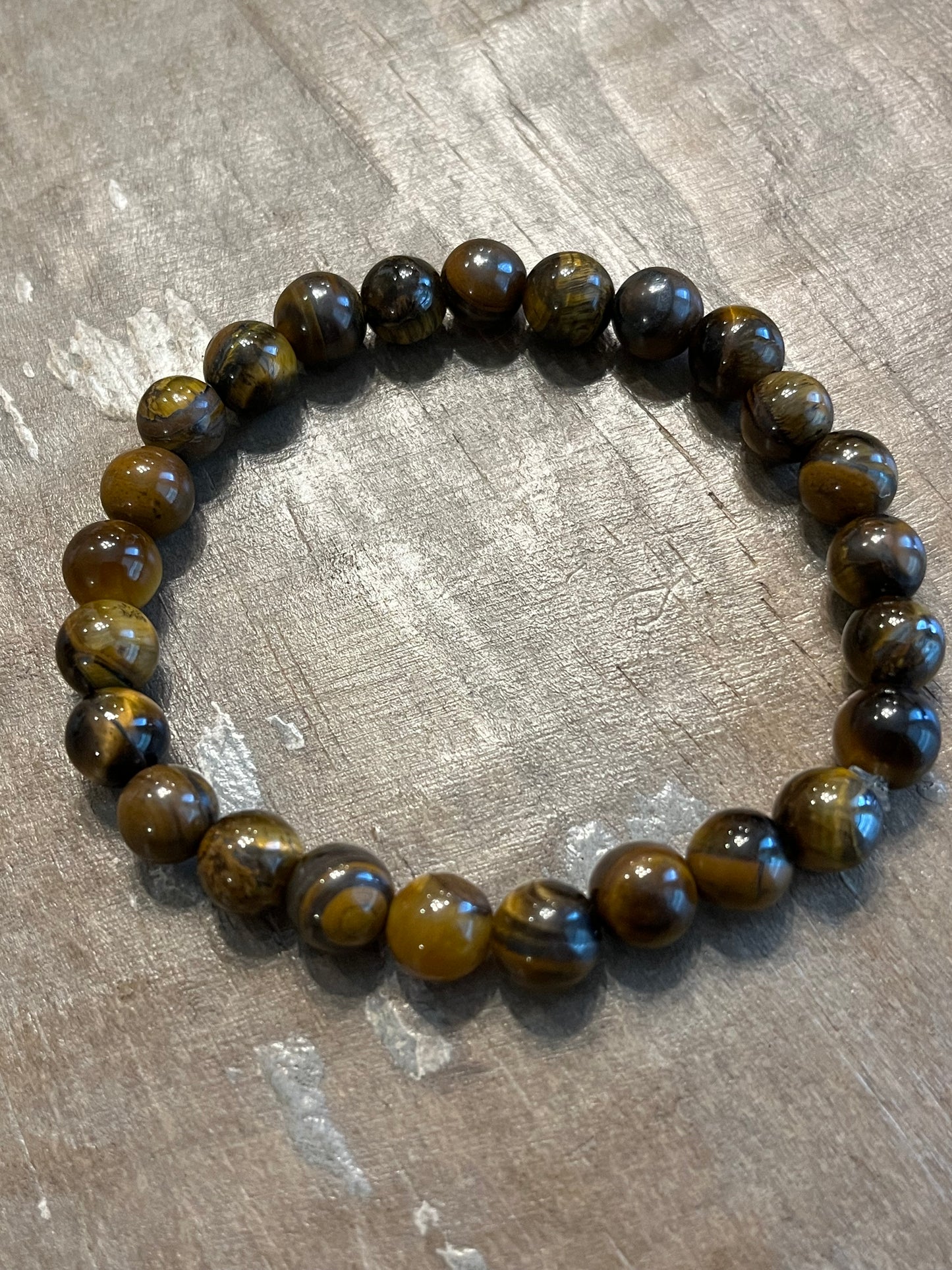 Tiger eye beaded bracelet