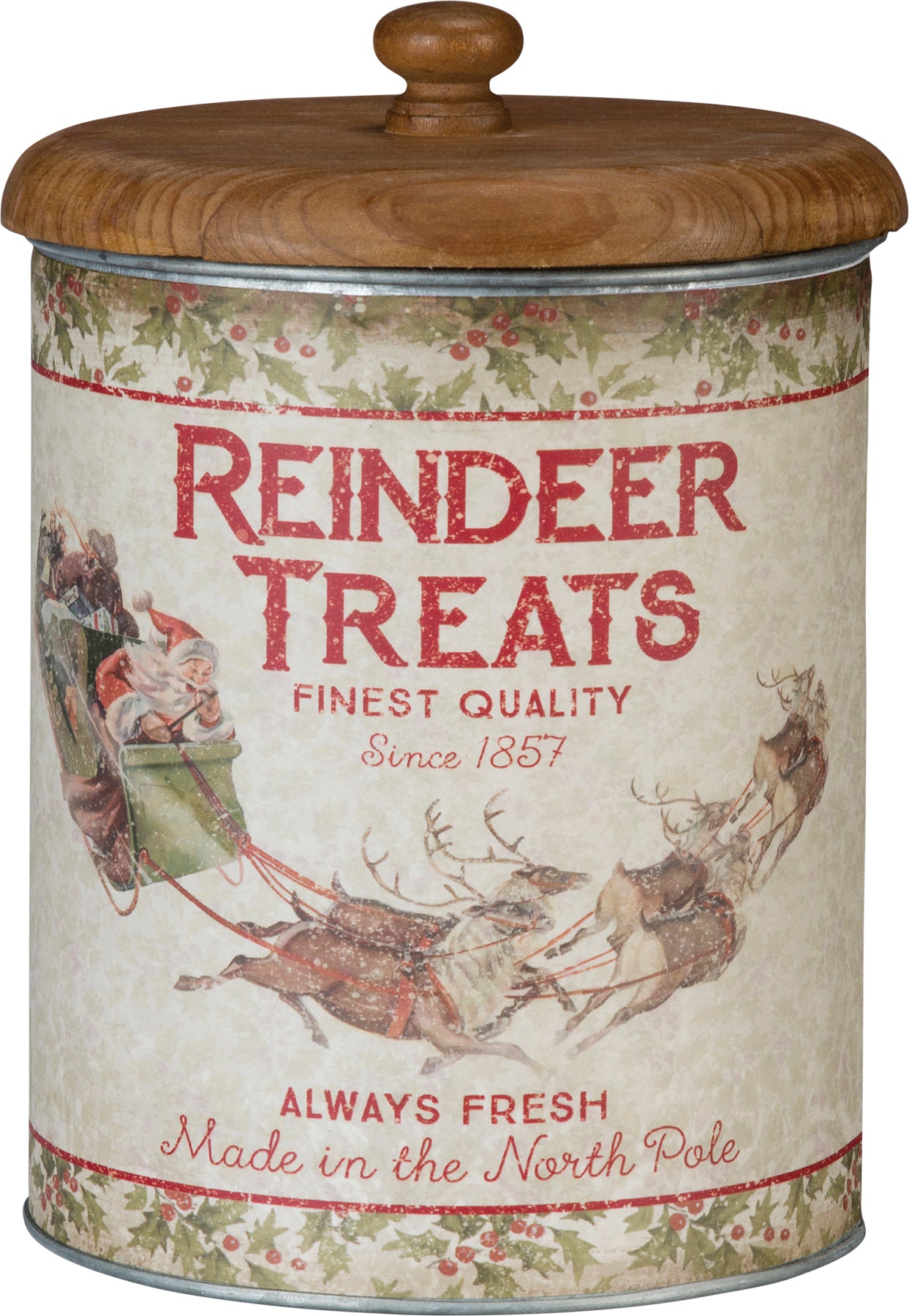 Reindeer Treats Canister