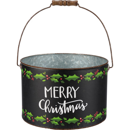 Merry Christmas Bucket Set