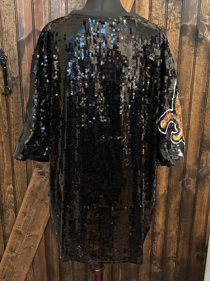 Saints Inspired Sequin Gear