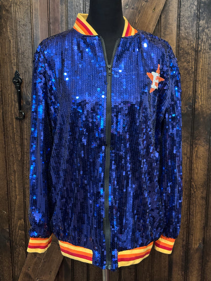 Astros and Texans Inspired Sequin Jackets