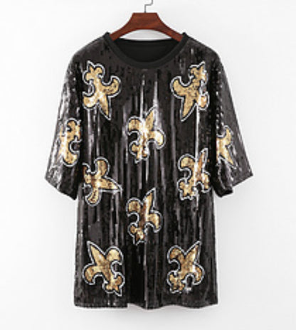 Sequin Team Jerseys - Tunic/Dress