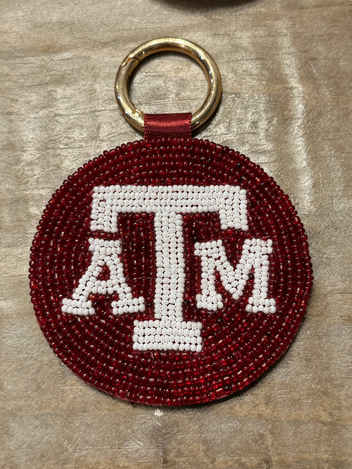 College Beaded Key Rings