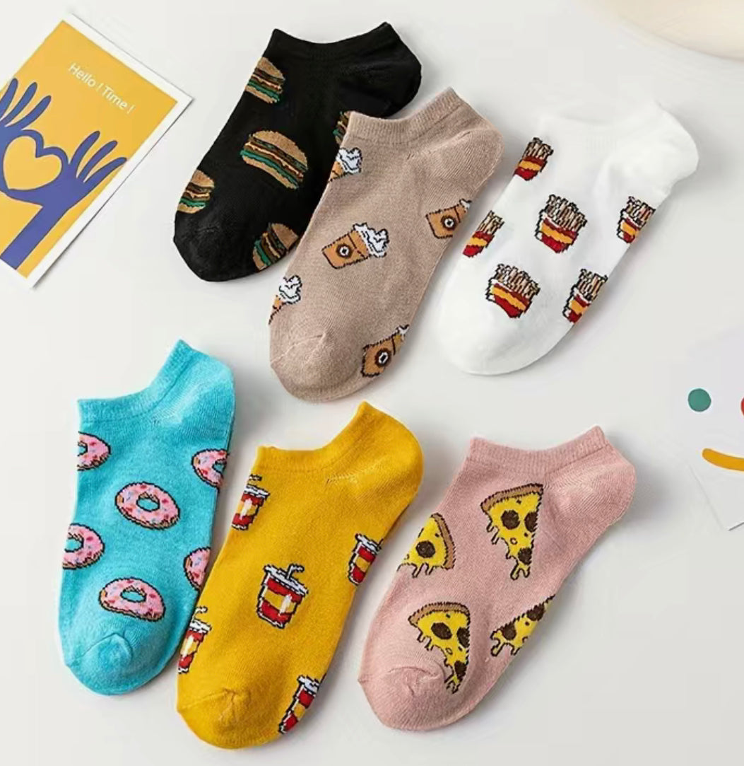 Fun Food ankle socks