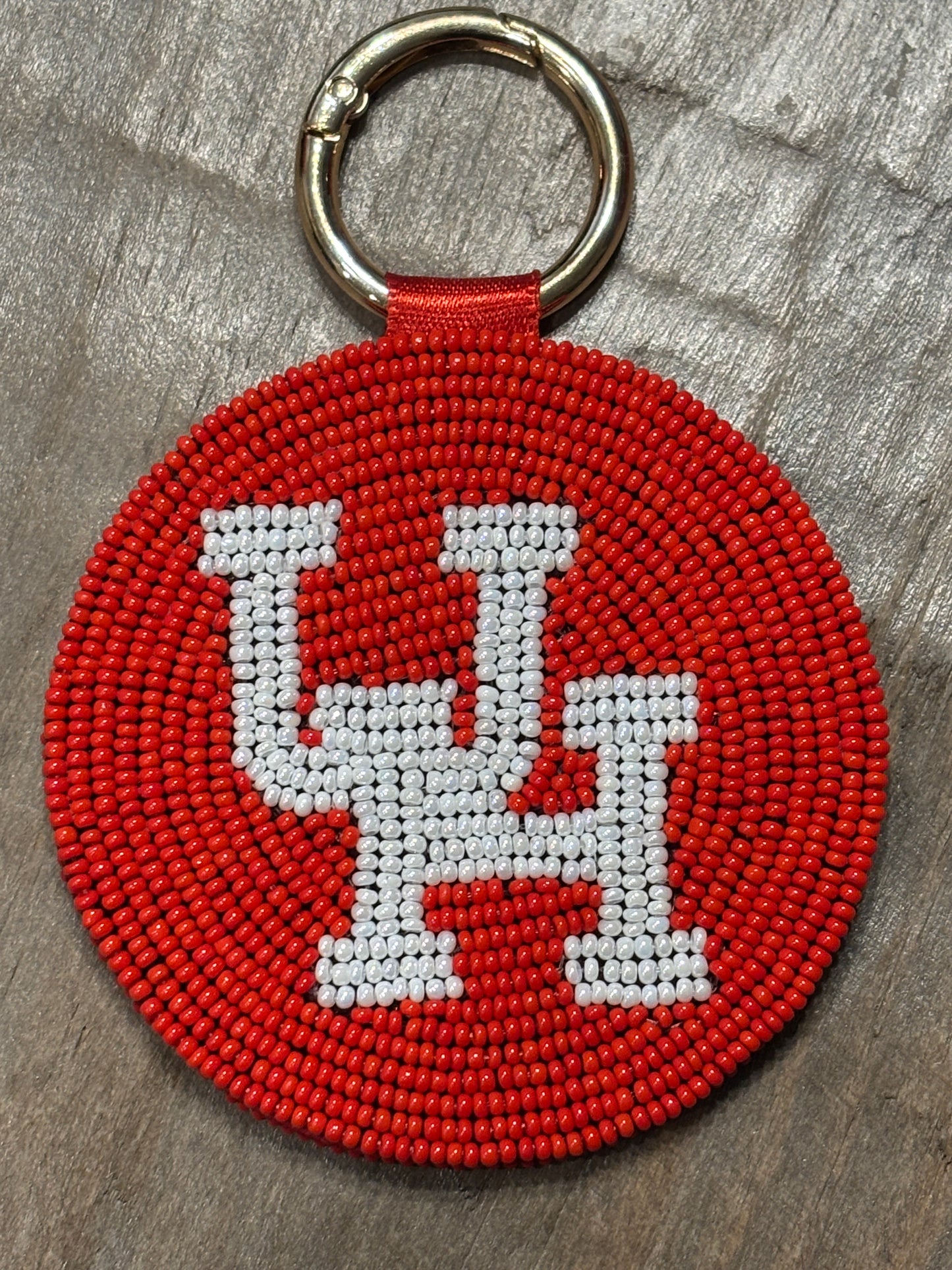 College Beaded Key Rings