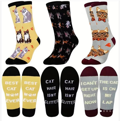 Cat Crew Socks