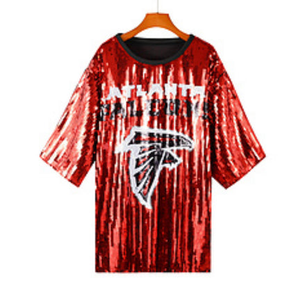 Sequin Team Jerseys - Tunic/Dress