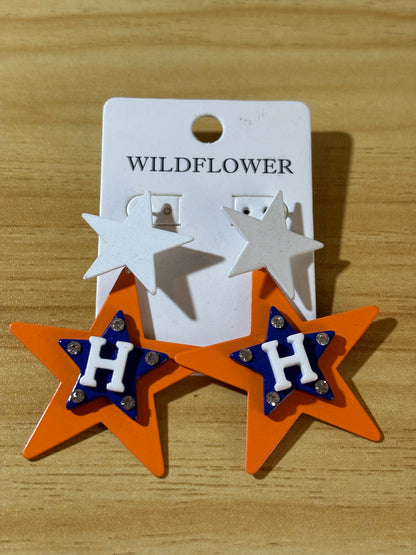 Astros Earrings