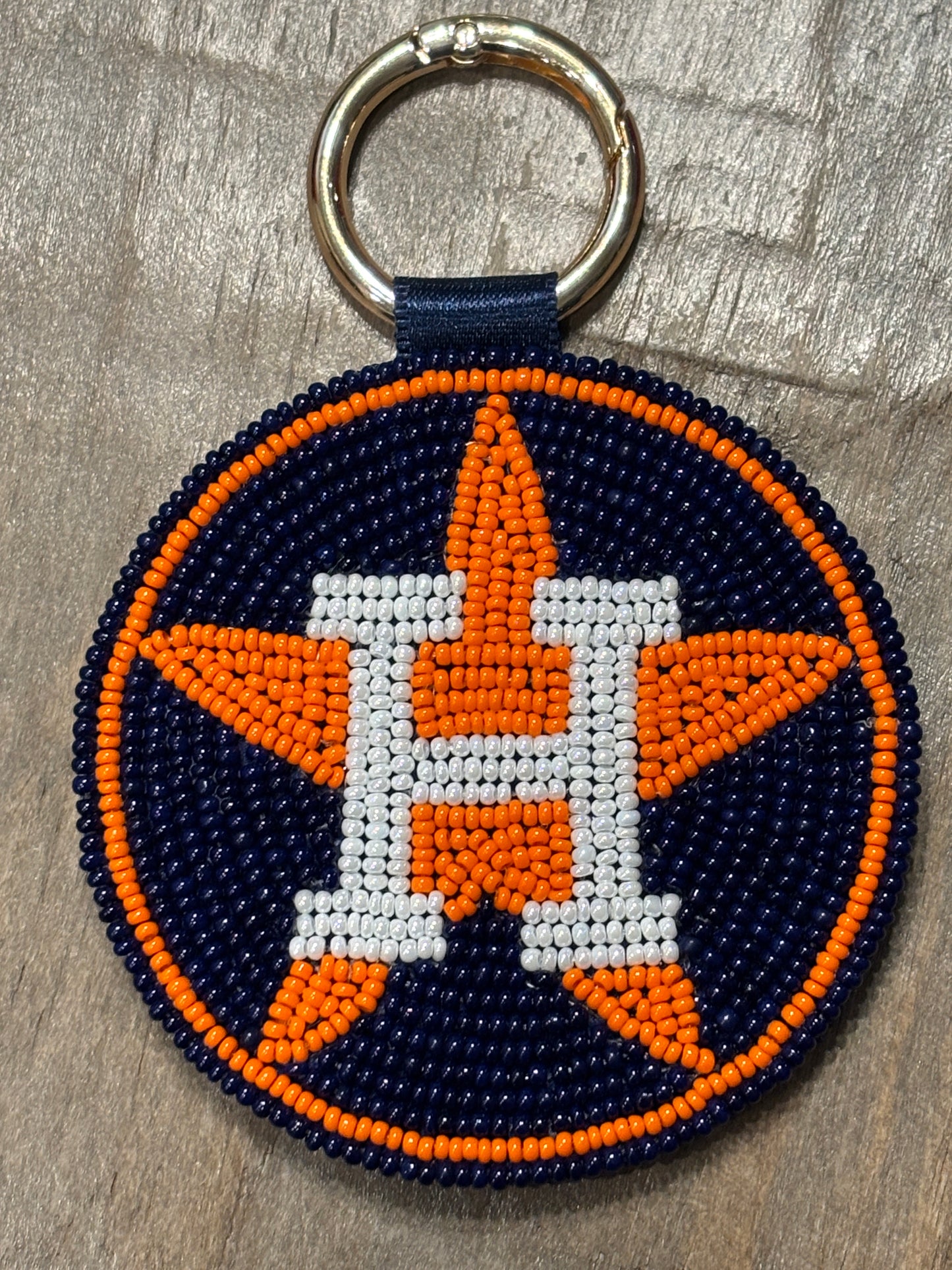 Sport Teams Beaded Key Rings