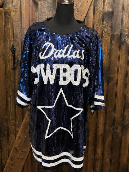 Dallas Cowboy Inspired Sequins Gear