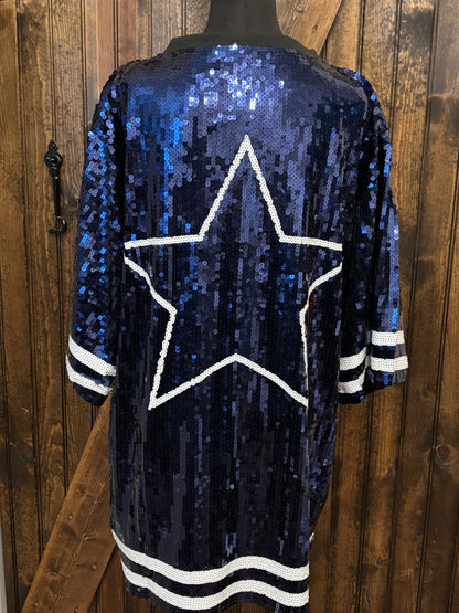 Dallas Cowboy Inspired Sequins Gear