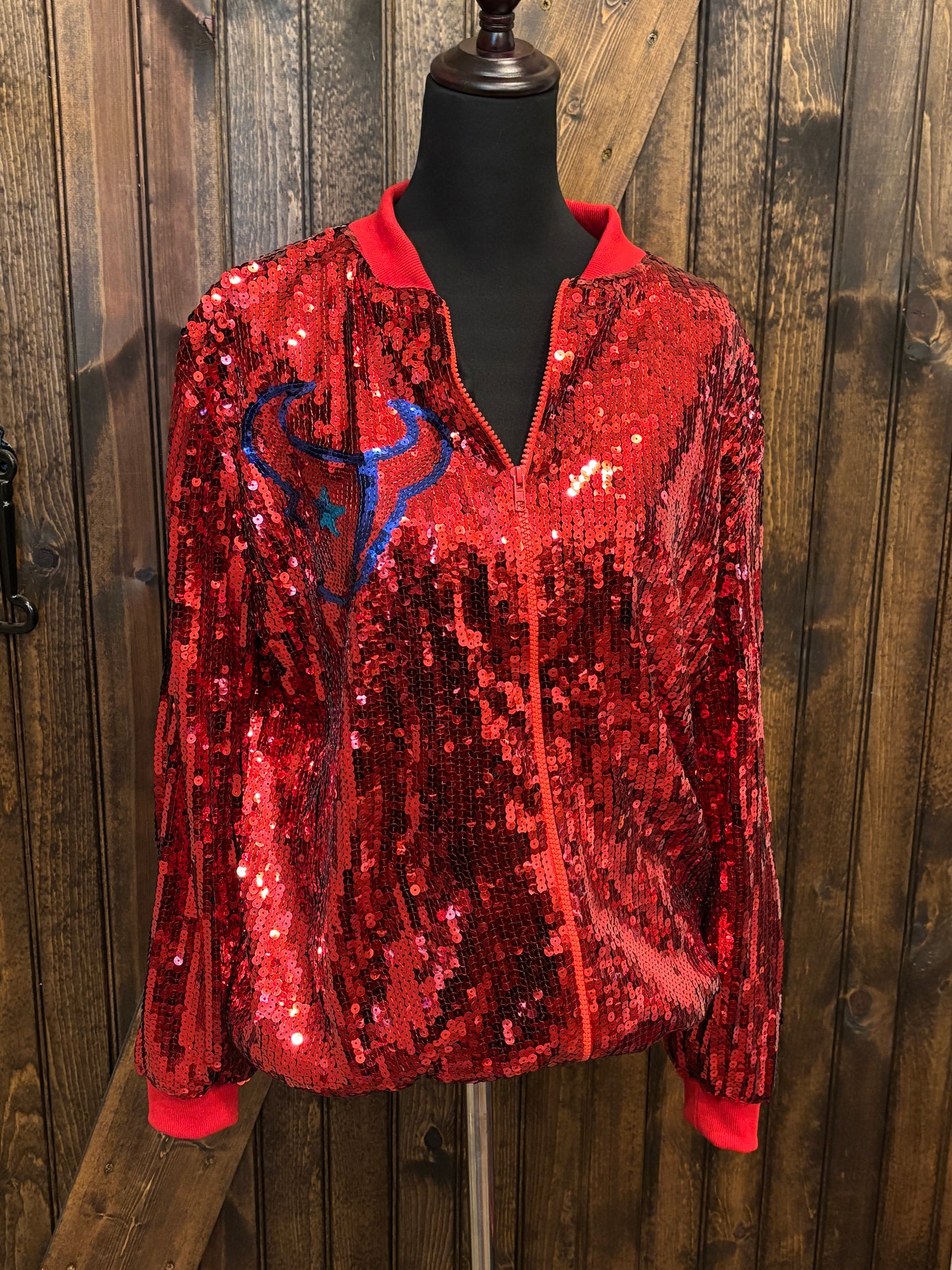 Astros and Texans Inspired Sequin Jackets