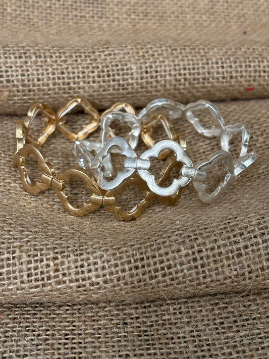 Quatrefoil Stretch Bracelet