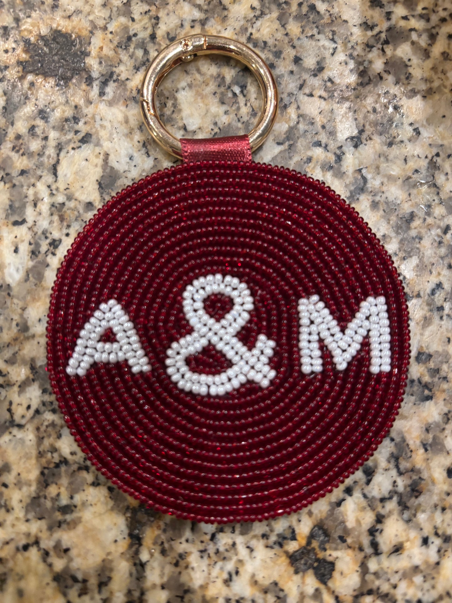 College Beaded Key Rings
