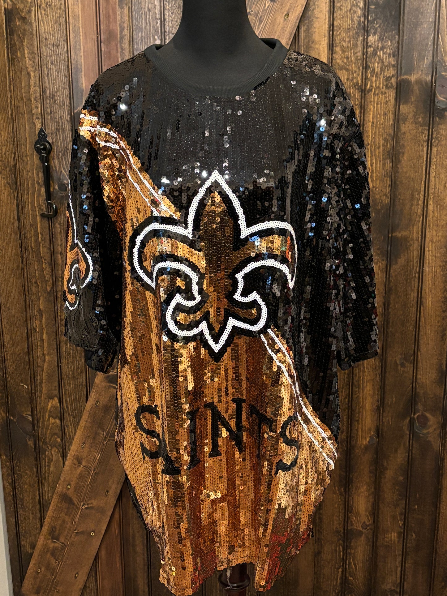 Saints Inspired Sequin Gear