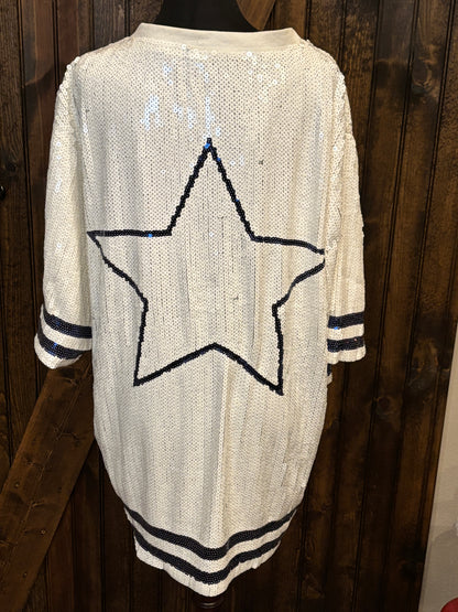 Dallas Cowboy Inspired Sequins Gear