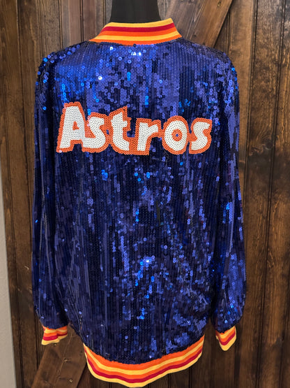 Astros and Texans Inspired Sequin Jackets