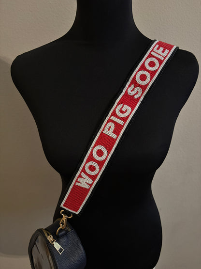 Beaded College Purse Straps