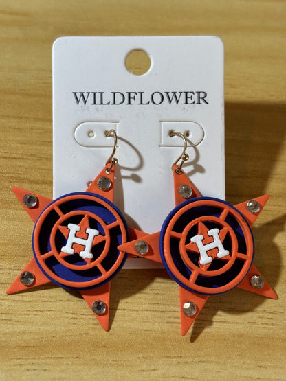 Astros Earrings