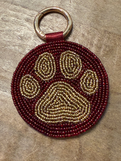 College Beaded Key Rings