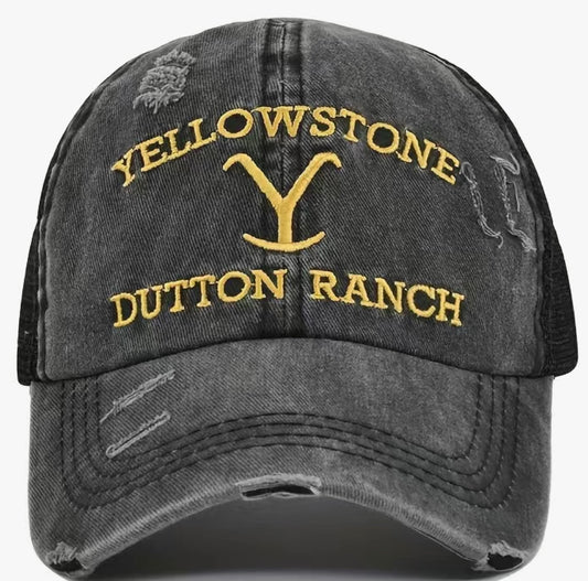 Yellowstone Ponytail Trucker Caps