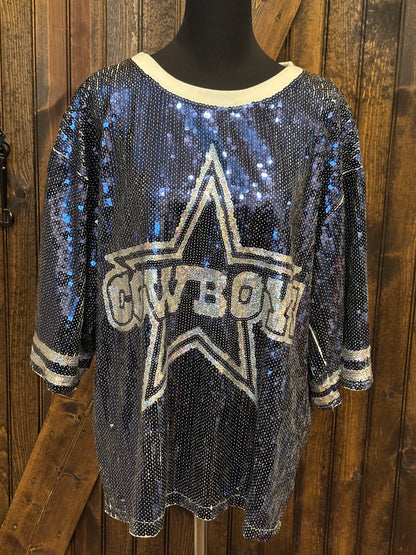 Dallas Cowboy Inspired Sequins Gear