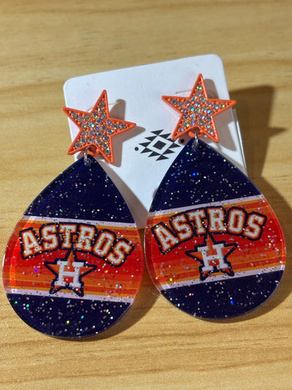 Astros Earrings