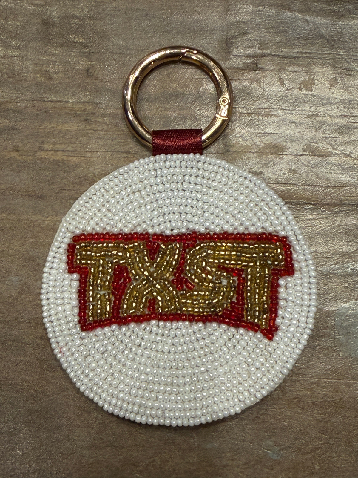 College Beaded Key Rings
