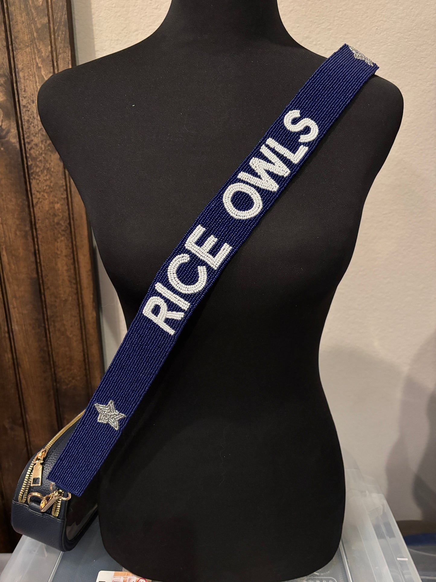 Beaded College Purse Straps