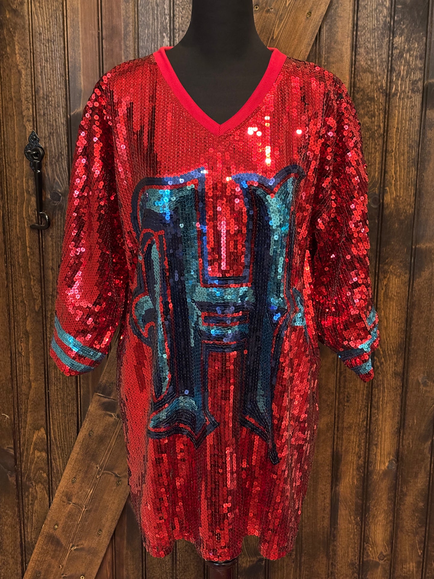 Texans Sequin Jerseys - Tunic/Dress