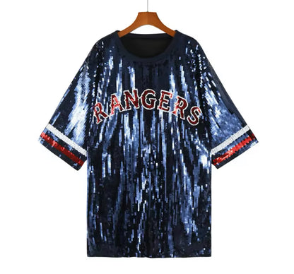 Sequin Team Jerseys - Tunic/Dress