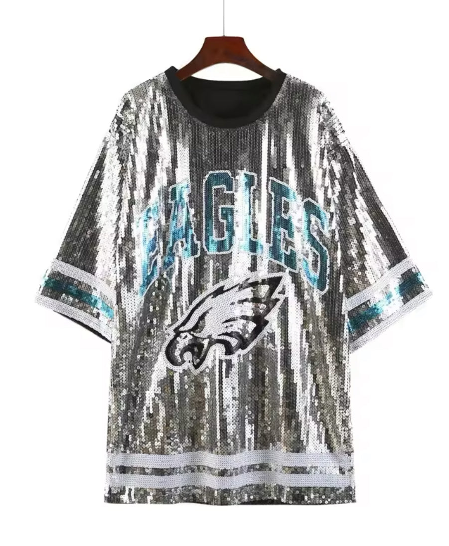 Sequin Team Jerseys - Tunic/Dress