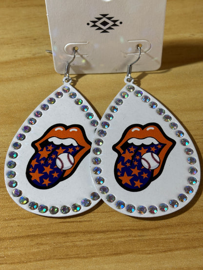 Astros Earrings
