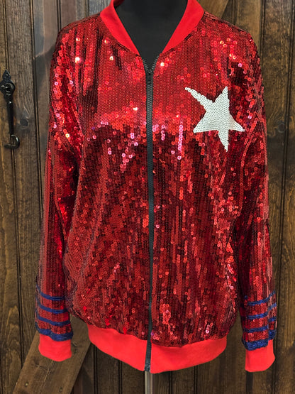 Astros and Texans Inspired Sequin Jackets