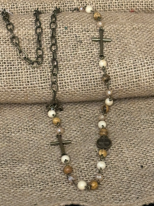 Handmade Delicate Cross Necklace