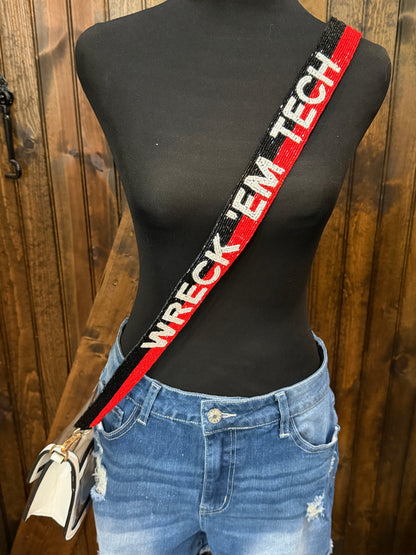 Beaded College Purse Straps