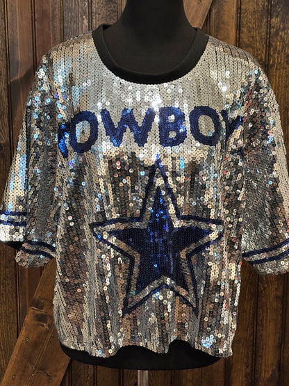 Dallas Cowboy Inspired Sequins Gear