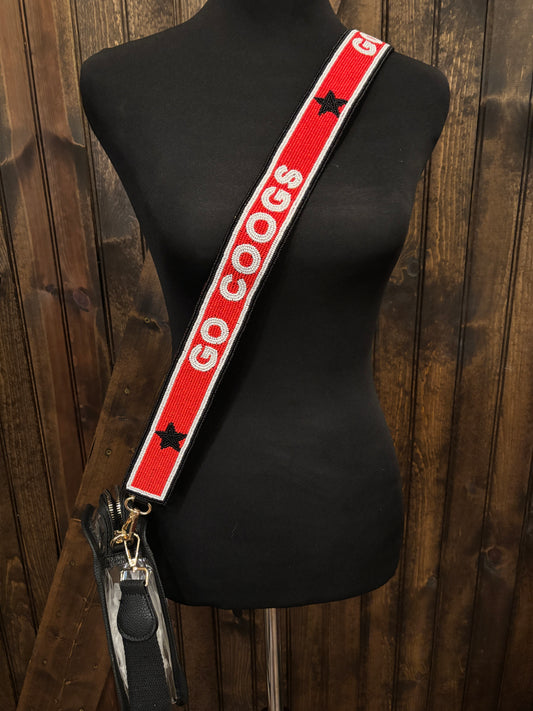 Beaded College Purse Straps