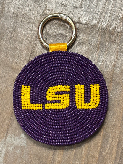 College Beaded Key Rings