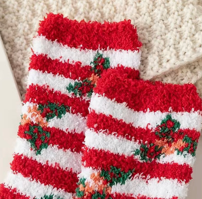 Christmas Fuzzy Socks