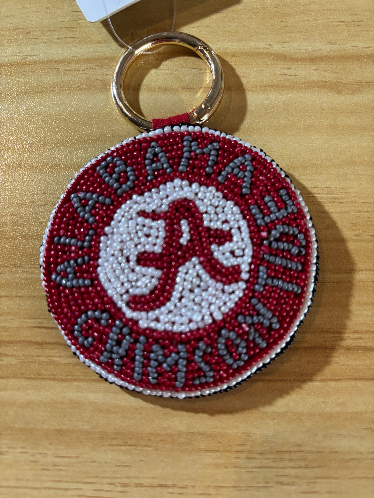 College Beaded Key Rings