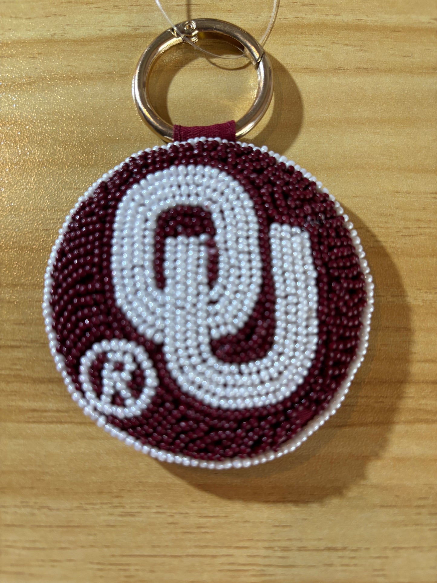 College Beaded Key Rings
