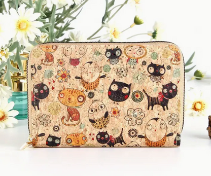 Retro Cork Zip Accessories