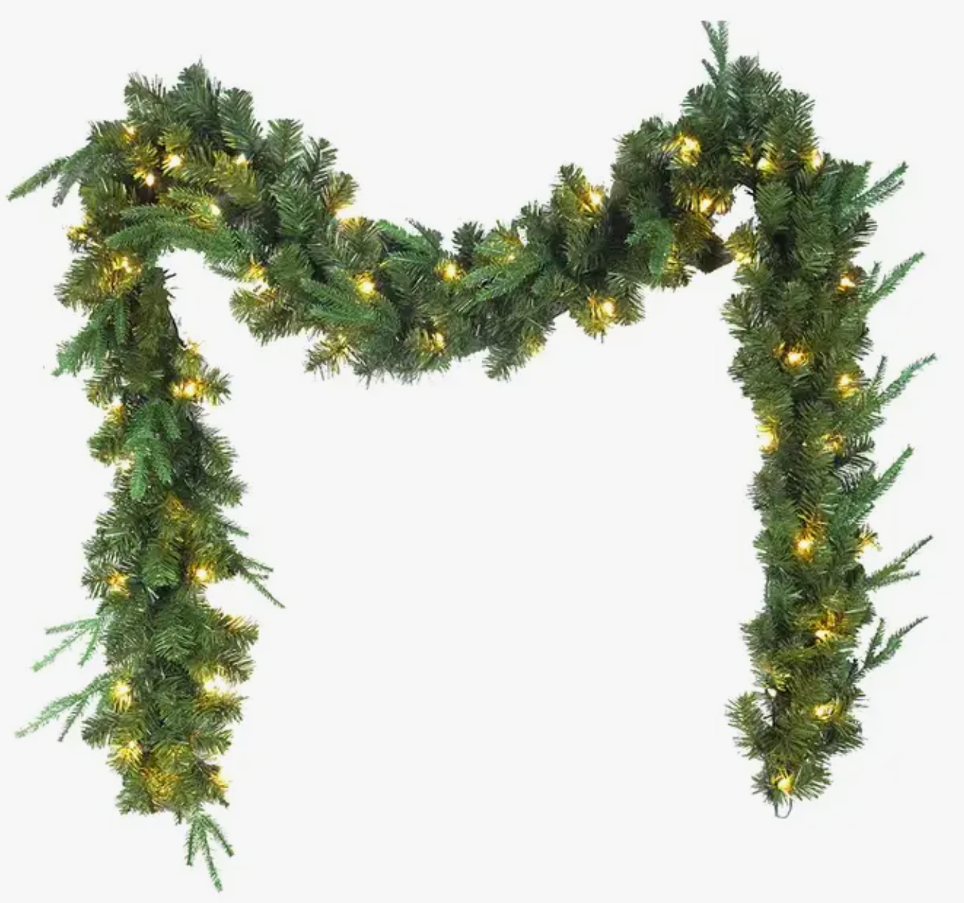 XMAS - 9ft pre-lit garland