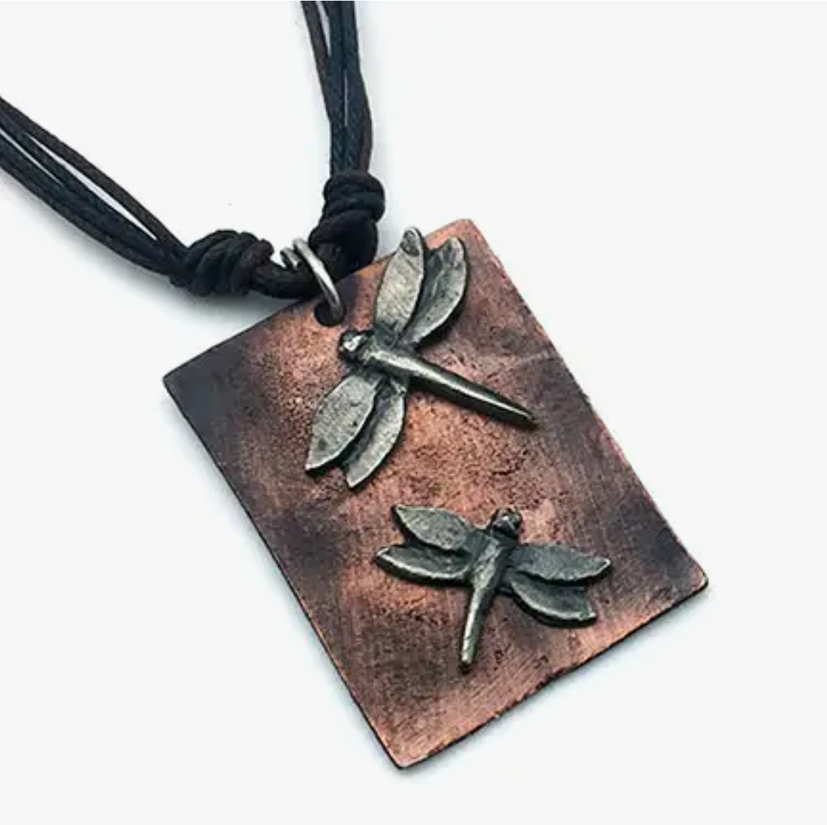 Dragonfly Pewter Necklace