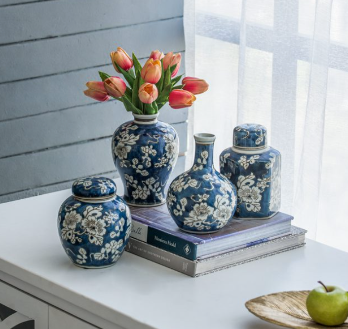 Blue And White Jar/Vase Collection