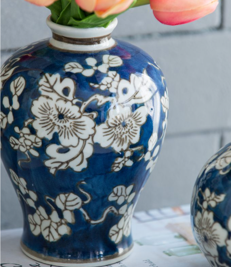 Blue And White Jar/Vase Collection